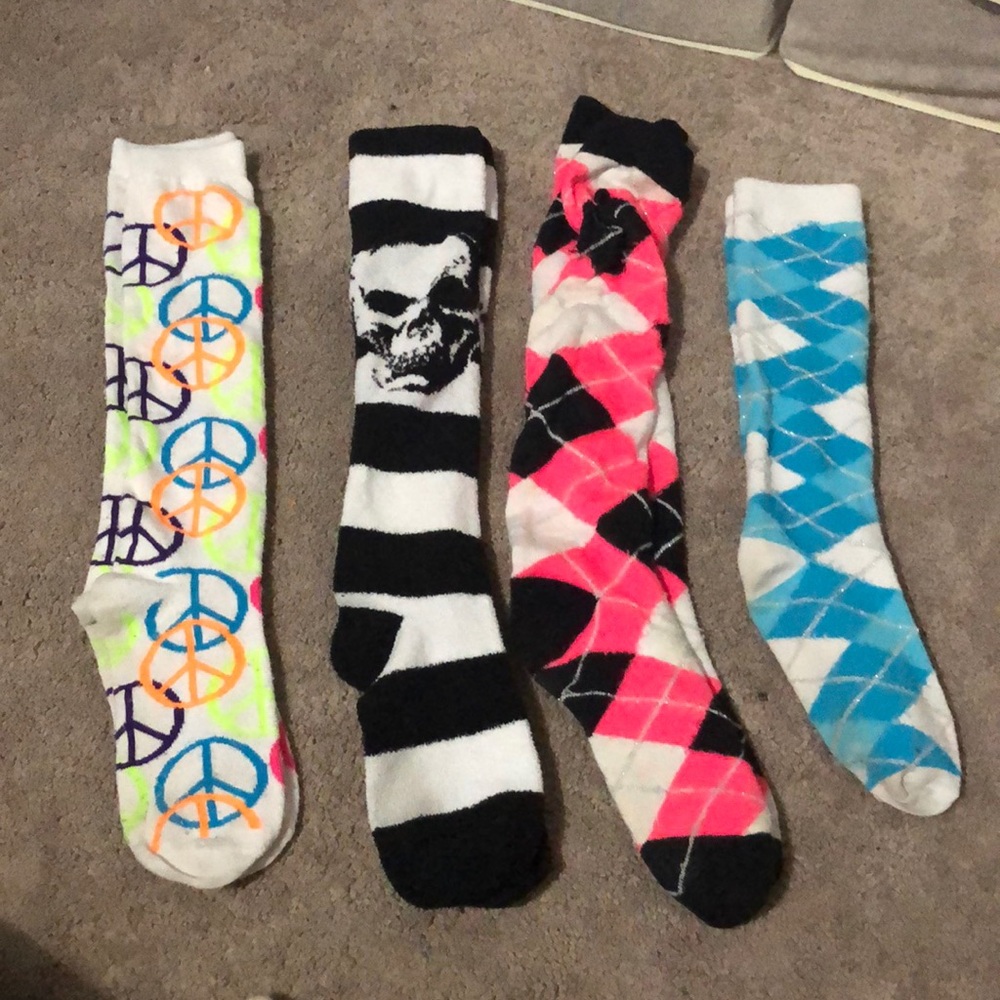 Knee high socks bundle (4)